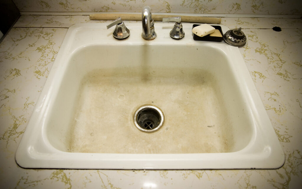 get rid of smell in sink drain